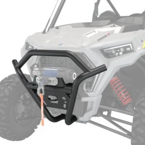 Front Winch Bumper, Matte Black