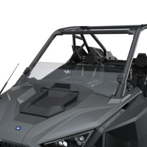 Lock & Ride Half Windshield - Hard Coat Poly, Mid