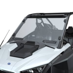 Lock & Ride Full Vented Windshield - Hard Coat Poly - 2884305