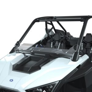 Lock & Ride Half Windshield - Hard Coat Poly, Low