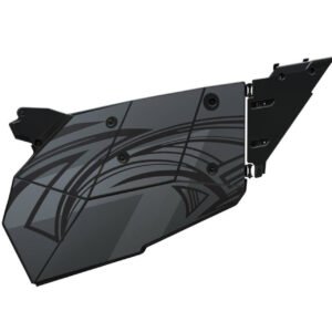 2 Seat Aluminum Door Graphics, Turbo Titanium