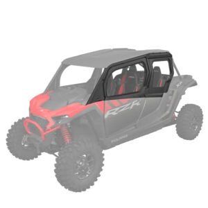 2884534 Zip Window Upper Doors for RZR XP 4 1000, Front & Rear, Poly, Set of 2