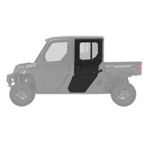 Rear Manual Crank Window Doors - Poly