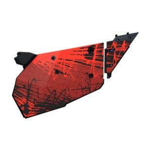 2 Seat Aluminum Door Graphics, Black Pearl, Part 2883131