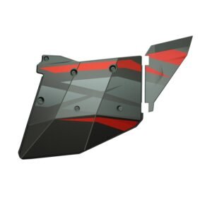 4 Seat Aluminum Door Graphics, Black Pearl, Part 2884055