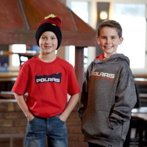 Youth Racing Hoodie Sweatshirt, Gray