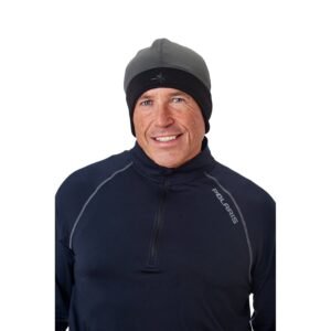 Men's Stretch Mesh Beanie, Charcoal