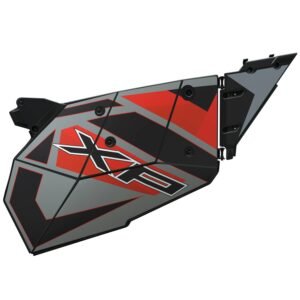 2 Seat Aluminum Door Graphics, Titanium Metallic