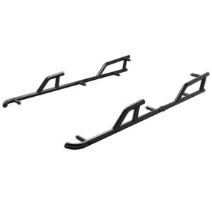 4-Seat Extreme Kick-Out Steel Rock Sliders- Black