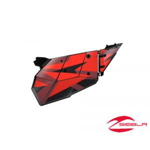 2 Seat Aluminum Door Graphics, Turbo Sunset Red