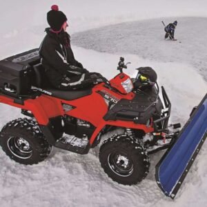 Glacier® Pro Lock & Ride Steel ATV Plow Frame, Black
