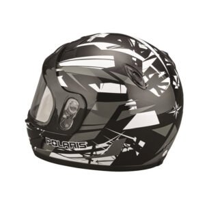 Youth Helmet with Built-In Breath Deflector, Gray